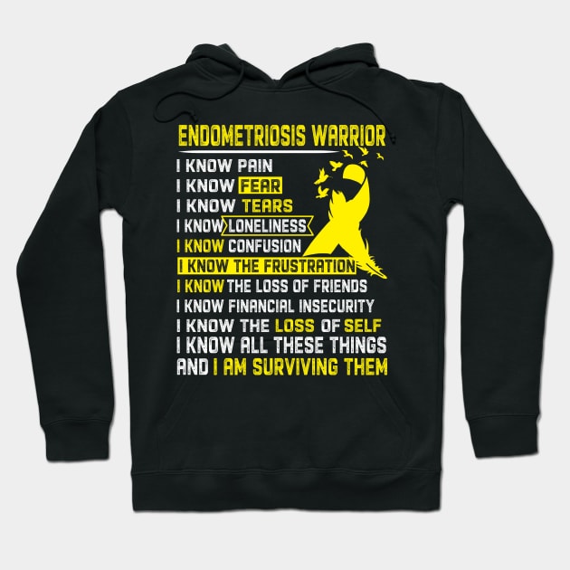 Endometriosis Awareness Support Endometriosis Warrior Gifts Hoodie by ThePassion99